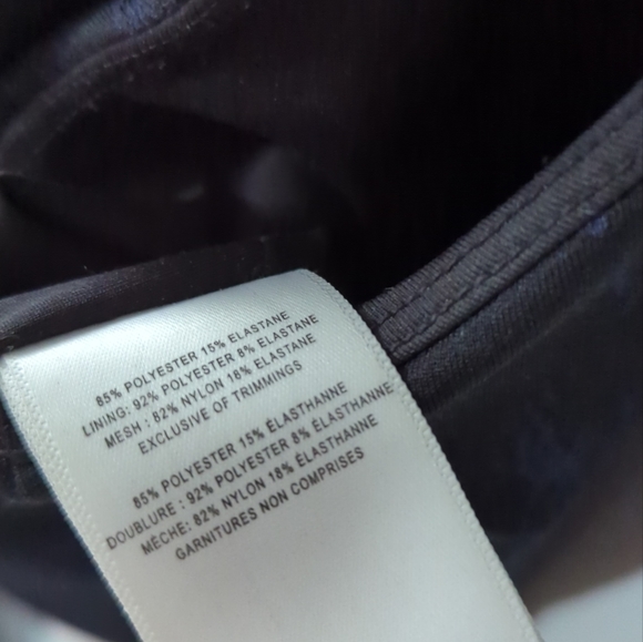 Lole Mile End Crop Top in Black/Navy Jacquard - Picture 4 of 5